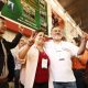 Sixto Pereira y Esperanza Martínez, ayer durante la elección. Foto: Gentileza..