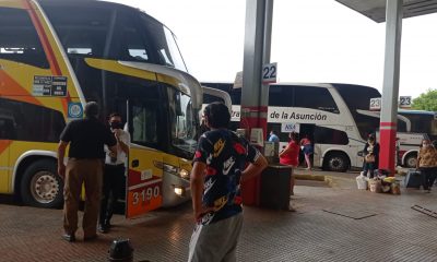 Terminal de Ómnibus de Asunción registró mucho movimiento durante la Semana Santa. Foto: Gentileza.