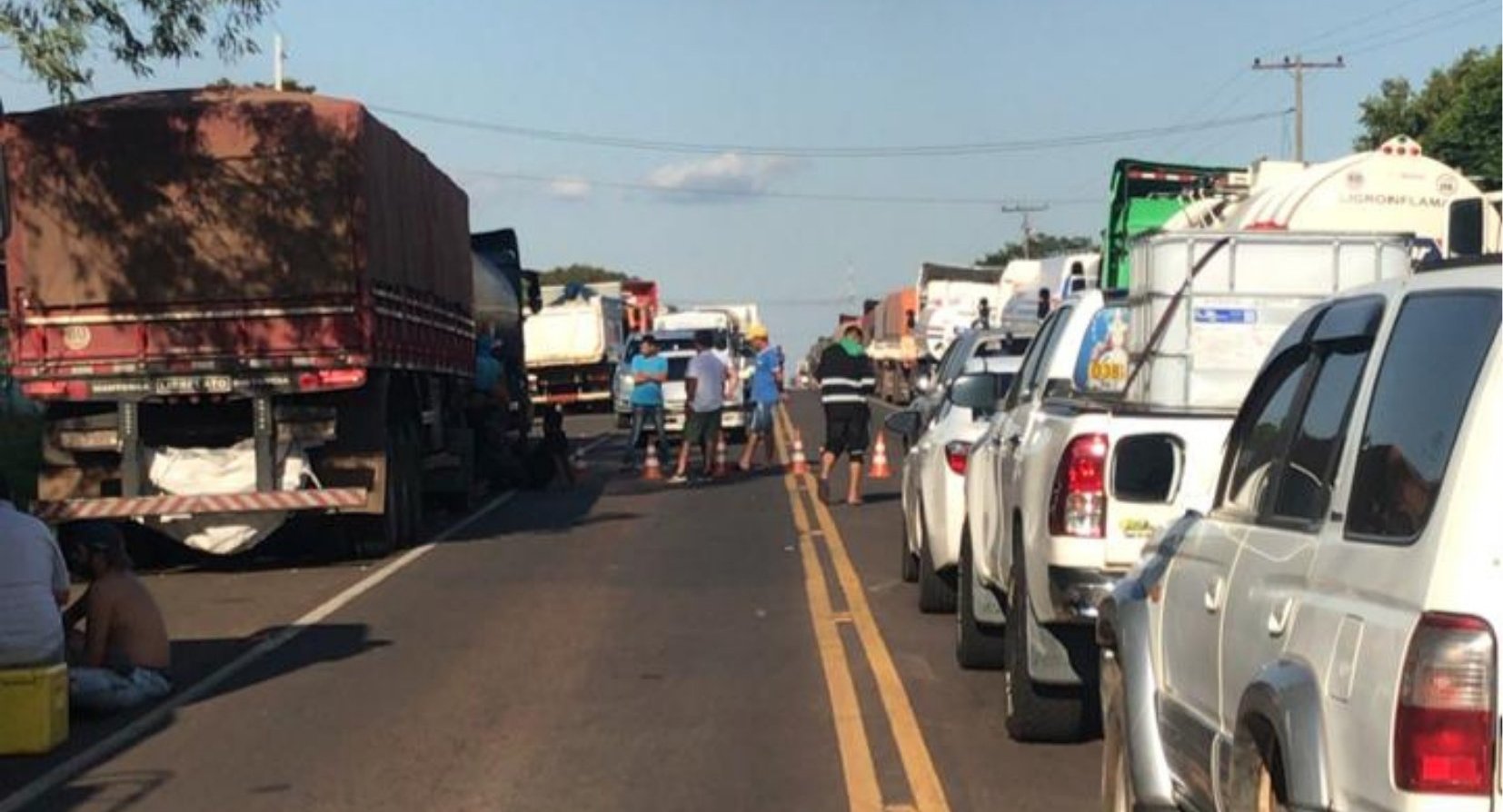 Los cierres de rutas continúan en la zona. Foto:Gentileza.