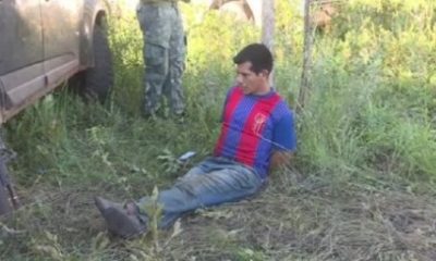 Hasta el momento es el único detenido por el atentado contra policías en exm Puentesiño. Foto: Gentileza.