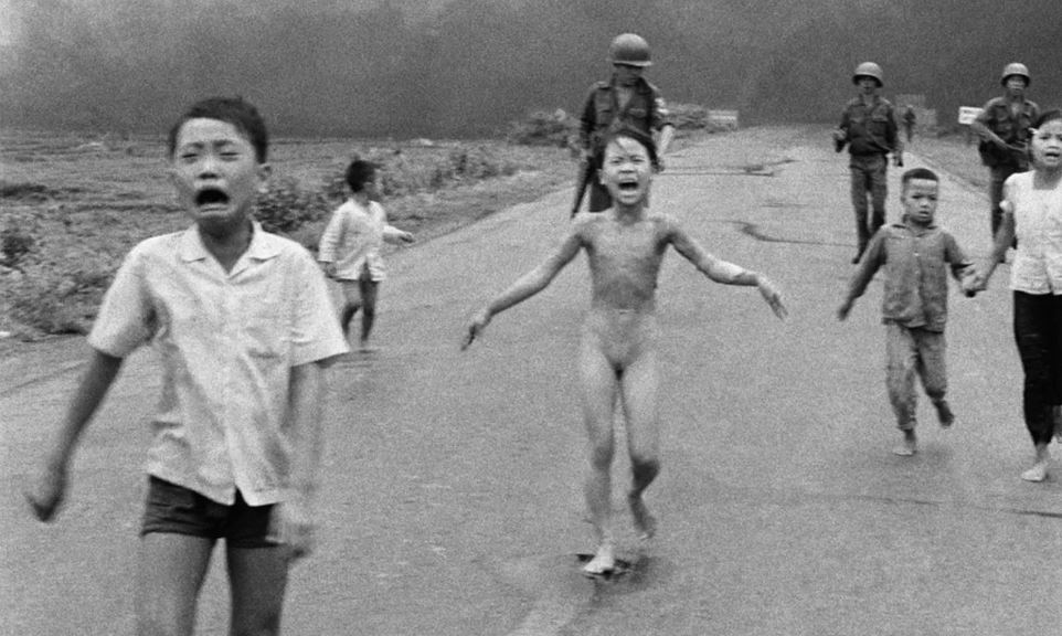 Fotografía icónica que Nick Ut le tomó en 1972. Foto: La Nación Argentina.