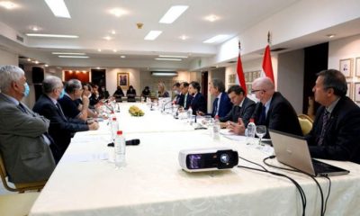 La reunión se llevó a cabo en la sede del Ministerio de Relaciones Exteriores. Foto MRE