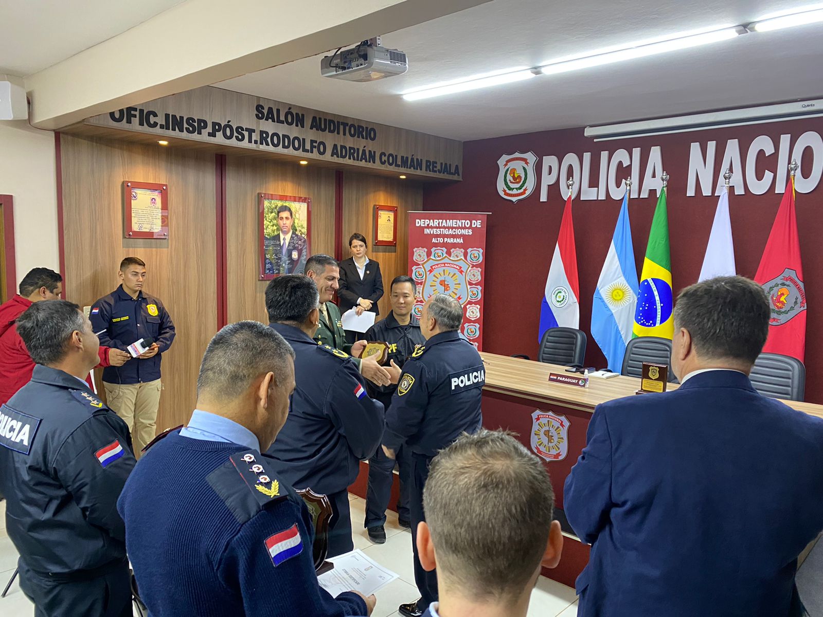 Paraguay hizo entrega del Comando Tripartito a Argentina. Foto: @DIHP_Paraguay