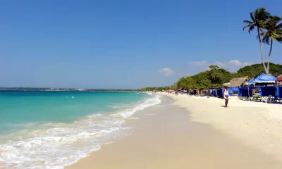 Playa en Isla Barú, Cartagena. Foto: Infobae