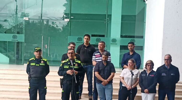 Conferencia de prensa que brindaron las autoridades que investigan el atentado que sufrió el fiscal Marcelo Pecci. Foto: Captura de pantalla.