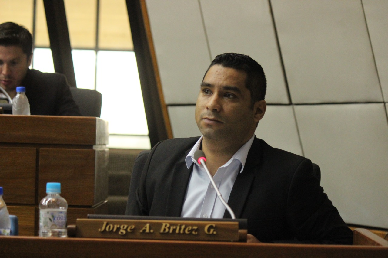 Diputado Jorge Brítez. Foto: Diputados.