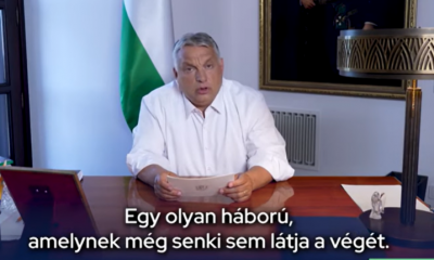 El primer ministro de Hungría, Viktor Orbán, anunció que desde este martes a medianoche entrará en vigor el estado de emergencia por la guerra en la fronteriza Ucrania. Foto: Captura de pantalla