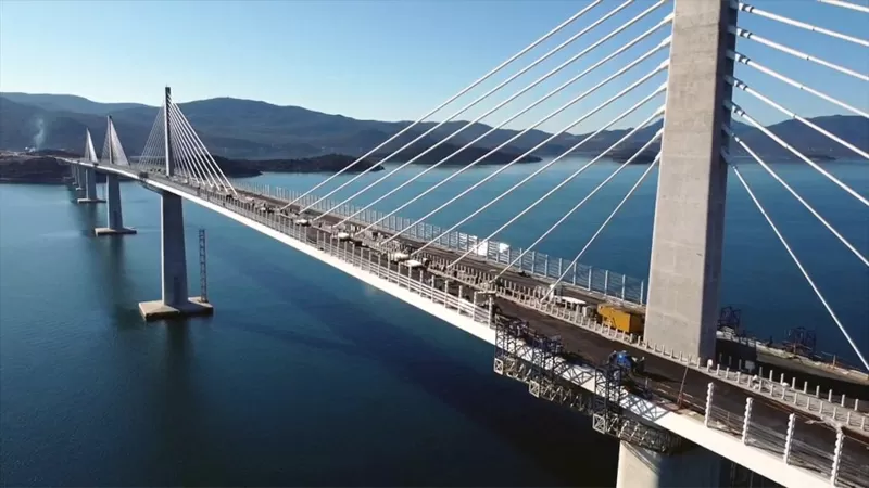 El puente Pelješac construido por China en Croacia. Foto: BBC Mundo