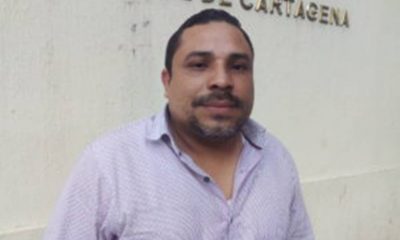 Erick Urueta presidente de la Veeduria de la Rama Judicial y sindicalista de Cartagena, Colombia. Foto: Radio Caracol