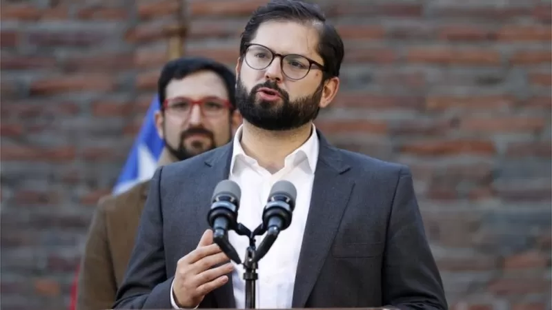 Gabriel Boric, presidente de Chile. Foto: BBC Mundo.