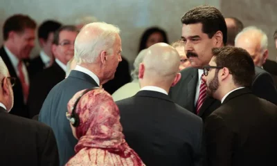 Joe Biden y Nicolás Maduro. Foto: Infobae