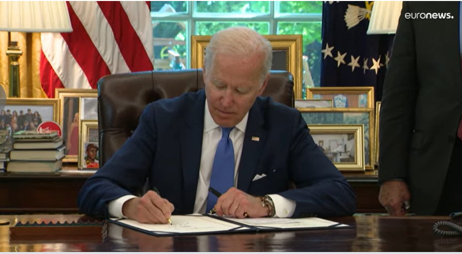 Biden ratifica su rechazo a estos gobiernos que no les reconoce como soberanos. Foto: Captura de video