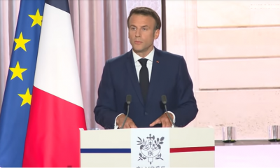 Emmanuel Macron, presidente de Francia en un segundo periodo. Foto: Captura de pantalla