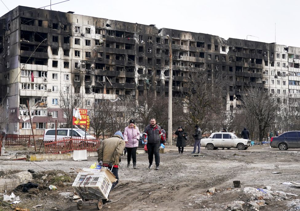 Bombardeos rusos han causado millonarios destrozos. Foto: BBC Mundo