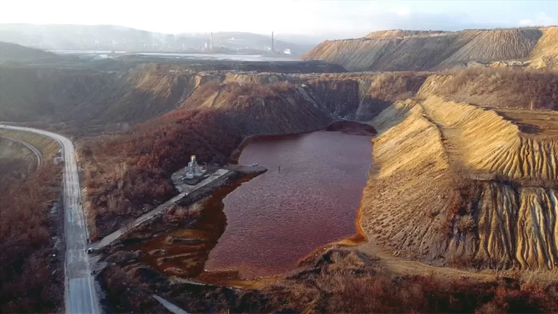 Mina de cobre próxima a la ciudad serbia de Bor, Foto: BBC Mundo.