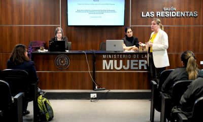 Momento de la presentación del plan de reacción inmediata para hechos de violencia contra la mujer. Foto: Ministerio de la Mujer