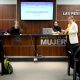 Momento de la presentación del plan de reacción inmediata para hechos de violencia contra la mujer. Foto: Ministerio de la Mujer