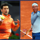 Novak Djokovic y Rafael Nadal. Foto: @atptour.