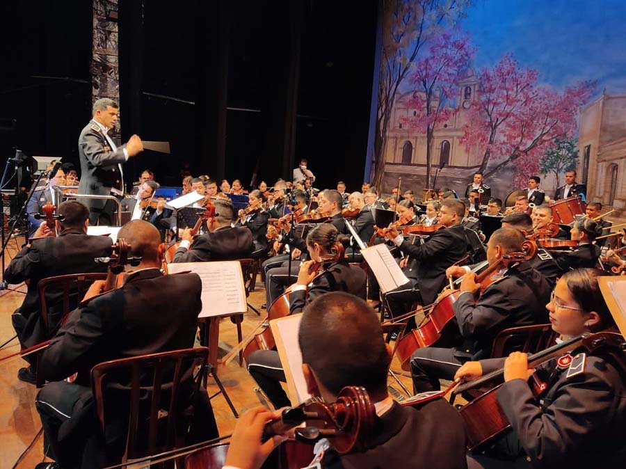 Orquesta Sinfónica de la Policía Nacional. Cortesía