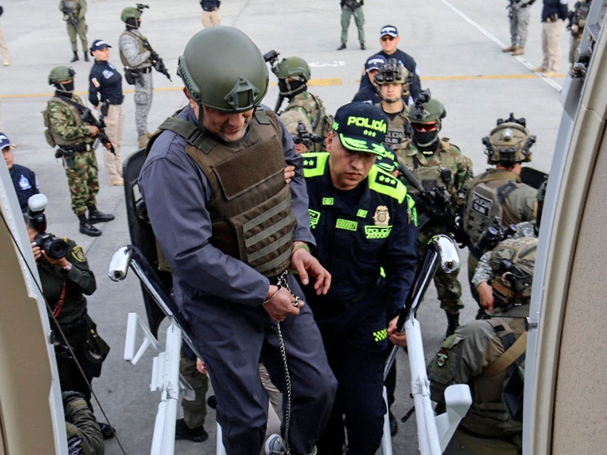 "Otoniel", líder del Clan del Golfo, fue extraditado a los Estados Unidos este mes de mayo. Foto: El País