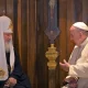 El patriarca Cirilo junto al papa Francisco en una reunión pasada, Foto: BBC Mundo. Archivo