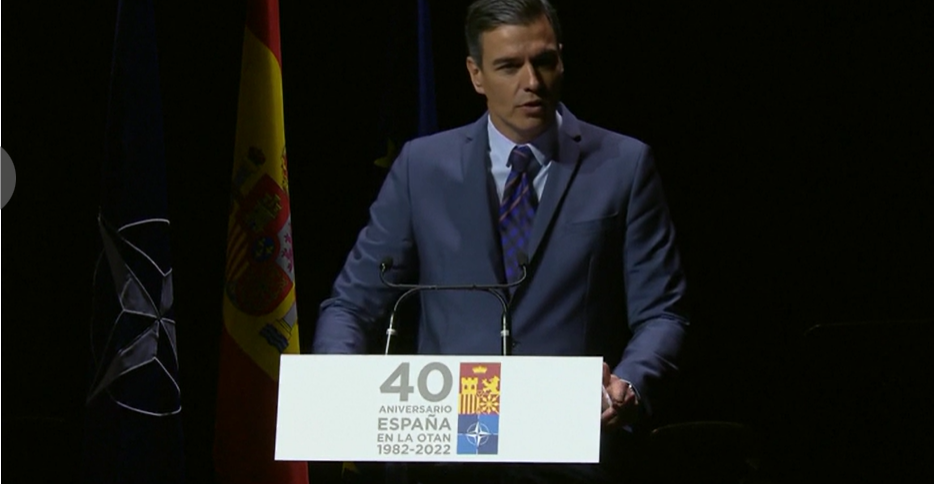 Pedro Sánchez, presidente del gobierno español. Foto: Captura de pantalla.