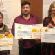 Francene Keery, Celso Figueredo y Lilian Camelli, ganadores de los premios Gente de Arte 2022. Cortesía