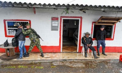 Puesto de control en Antioquia. Foto: El País