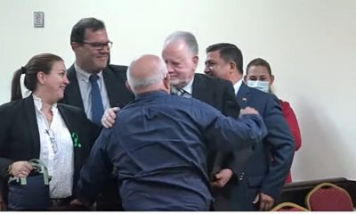 Sindulfo Blanco y Víctor Núñez fueron absueltos. Foto: Captura TV Justicia