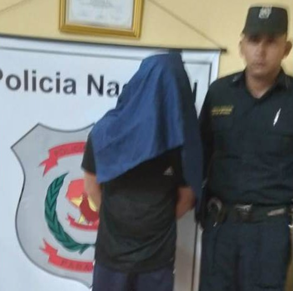 El hombre quedó detenido en Ciudad del Este. Foto: Gentileza