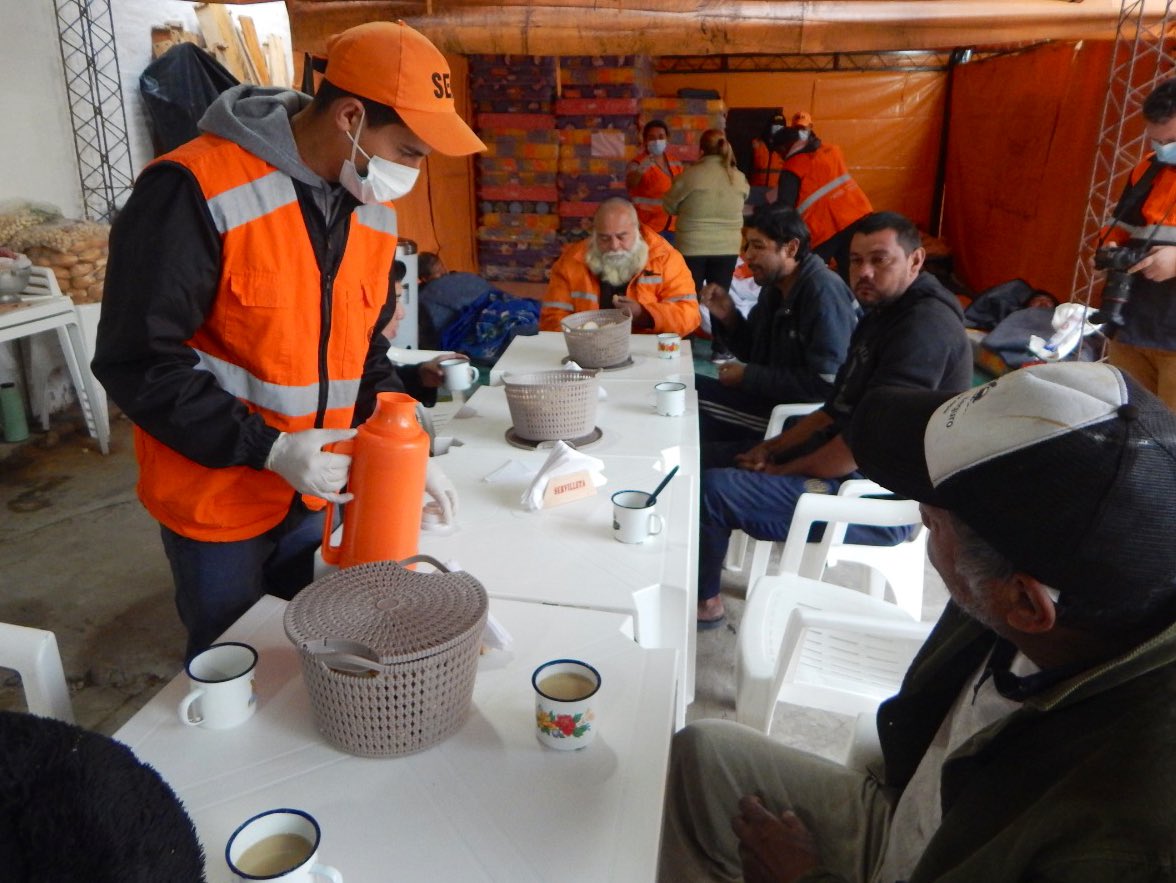 Comidas ofrecidas en el refugio. Foto: SEN.