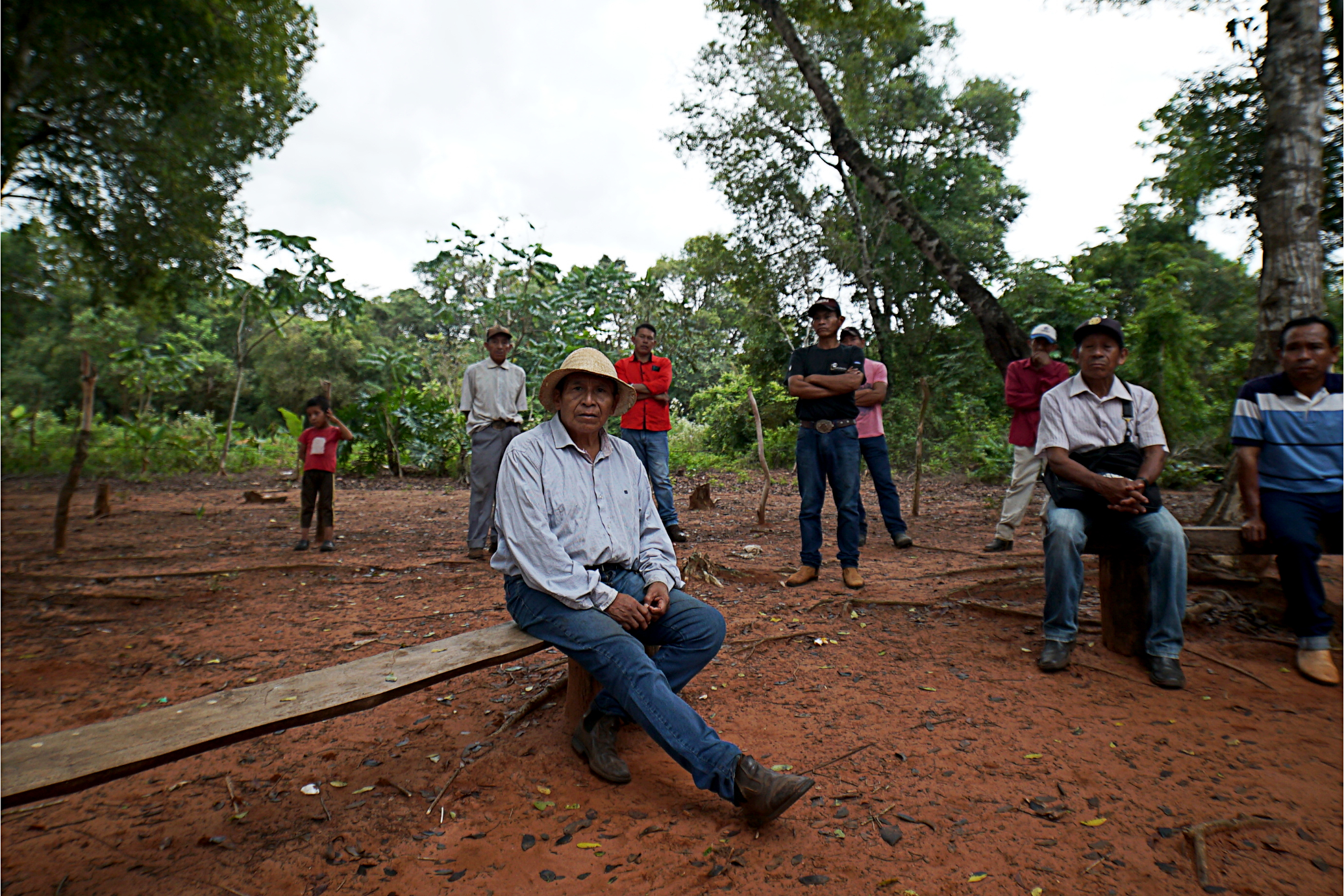 Yvy Pyte reclama mayor protección a sus tierras. Foto: Gentileza