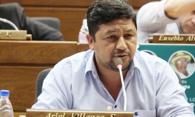 El diputado liberal Ariel Villagra presentó la propuesta. Foto: Cámara de Diputados.