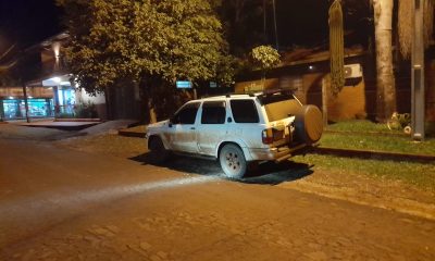 Encontraron camioneta donde trasladaban a niñas. Foto: PN