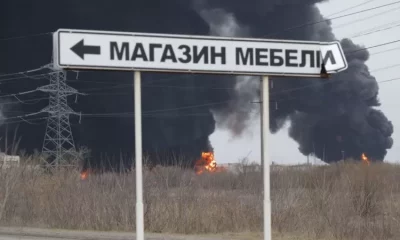 Rusia acusó a Ucrania de haber lanzado un ataque contra depósitos de combustible en Belgorod. Foto: BBC Mundo