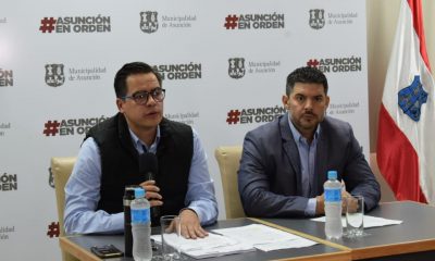 Conferencia de prensa de la Municipalidad de Asunción. Foto: Municipalidad de Asunción