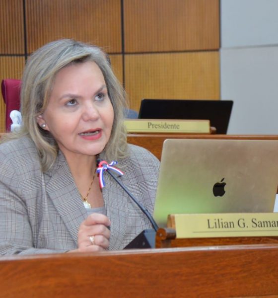 Senadora Lilian Samaniego. Foto: Senado