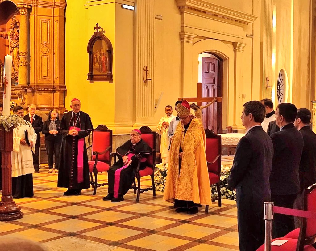 Te Deum en la Catedral Metropolitana. Foto: Caritas