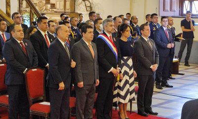 Autoridades de los tres poderes del estado en el Te Deum. Foto: Gentileza