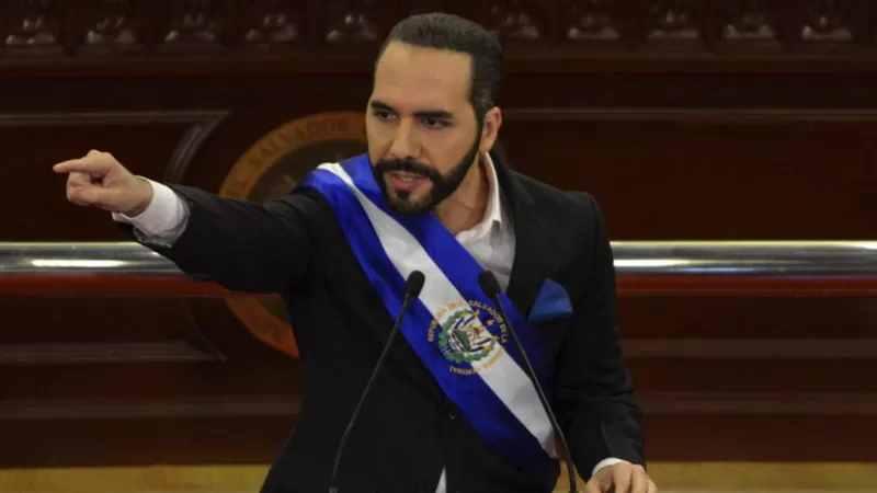 Nayib Bukele, presidente de El Salvador. Foto: BBC Mundo.