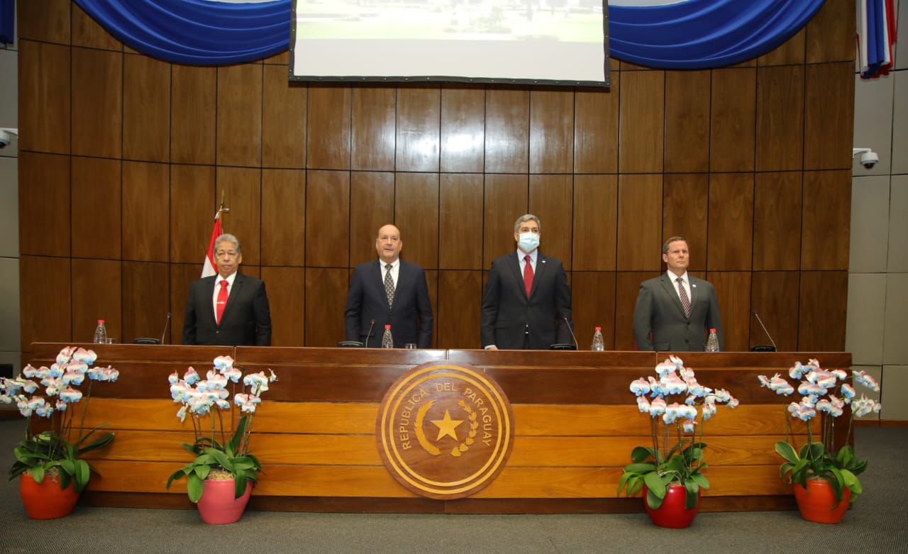 Durante la conmemoración en el Congreso. Foto: Gentileza