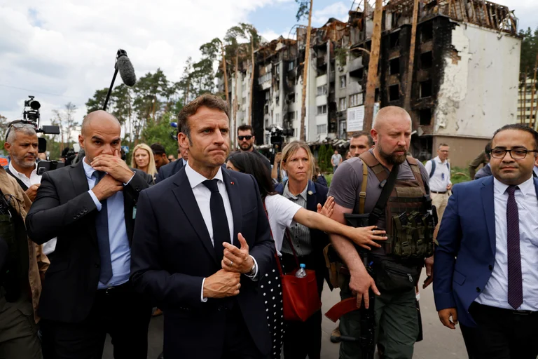 Emmanuel Macron, presidente de Francia. Foto: Infobae