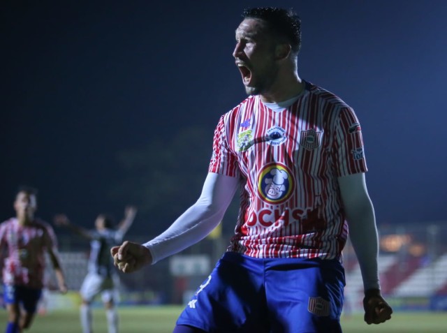 Fabián Ovejero fue el autor del único tanto del partido para que el Rayadito sume de a tres. Foto: APF.