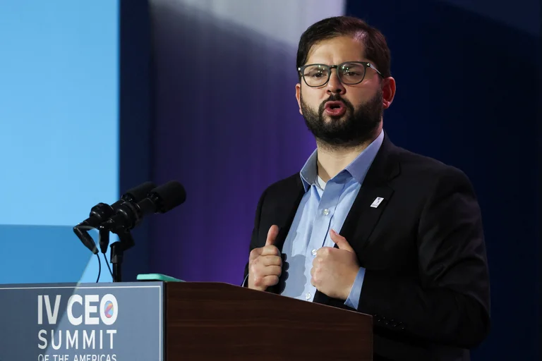 Gabriel Boric, presidente de Chile. Foto: Infobae-Archivo.