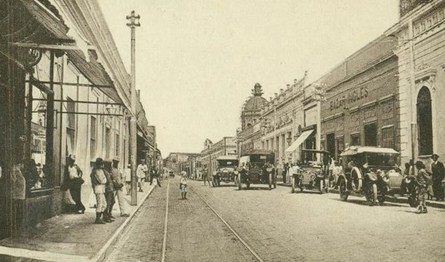 Asunción, calle Palma, 1920. Cortesía