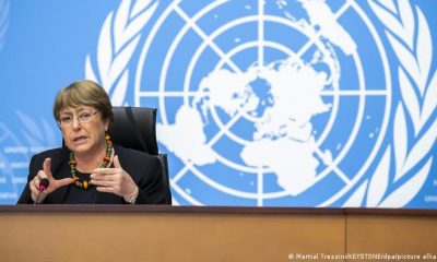 La alta comisionada de la ONU para los Derechos Humanos, Michelle Bachelet deja el mandato en septiembre. Foto: DW.