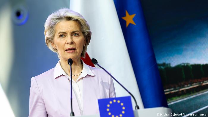 La presidenta de la Comisión Europea, Ursula von der Leyen. Foto: DW