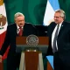 Andrés López Obrador, presidente de México, y Alberto Fernández, presidente de Argentina. Foto: El País