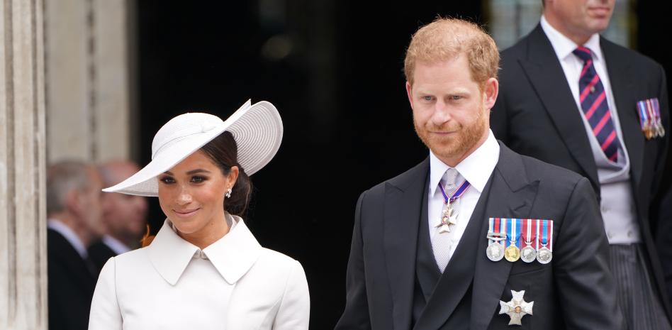 Los duques de Sussex en la misa de acción de gracias en la Catedral de San Pablo de Londres el pasado viernes. Foto: La Vanguardia.