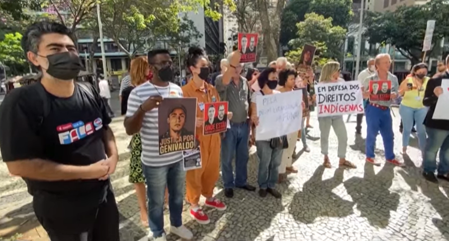 Manifestación para exigir justicia en Brasil. Foto: Euronews